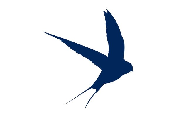 Силуэт птицы Ласточка