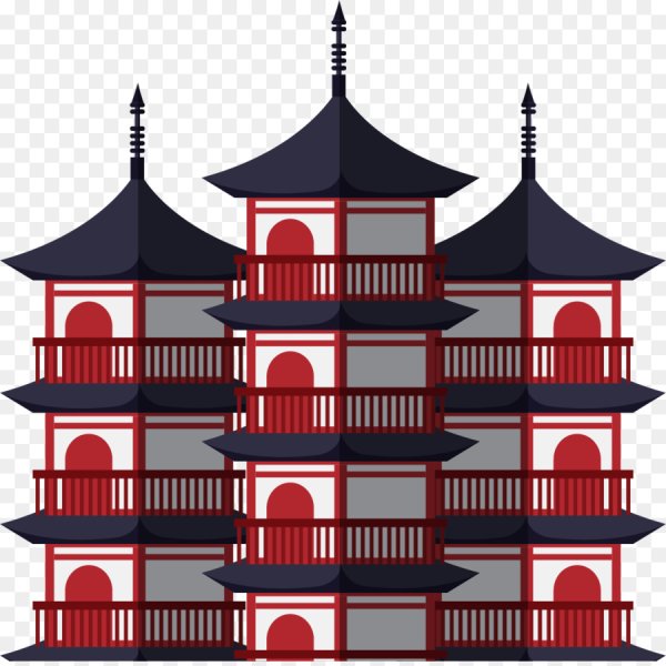 Пагода Япония вектор
