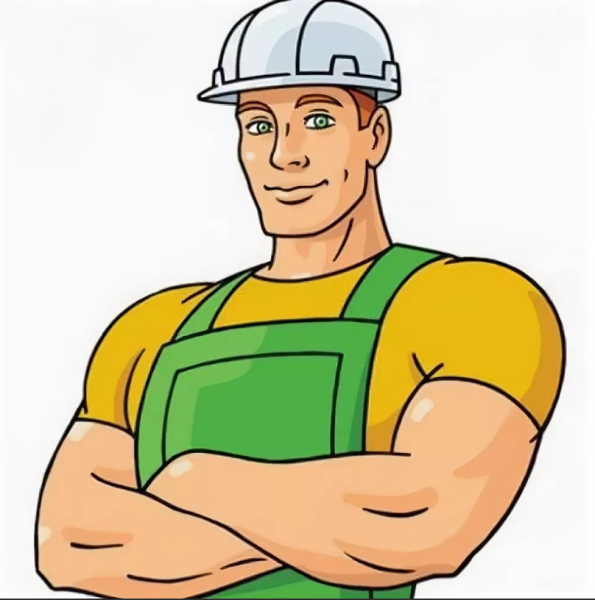 Строитель иллюстрация