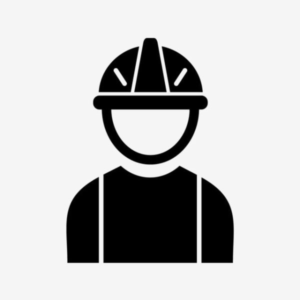 Пиктограмма человек в каске