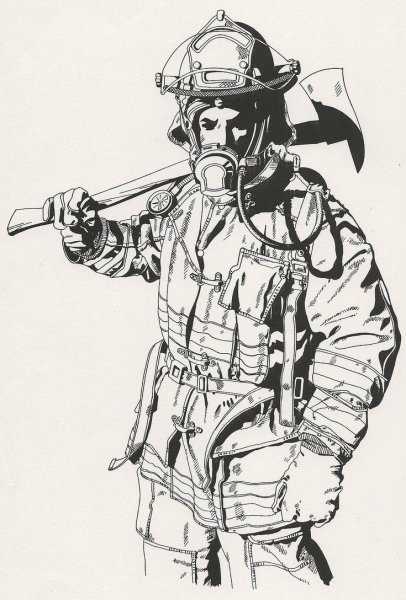 Пожарный эскиз