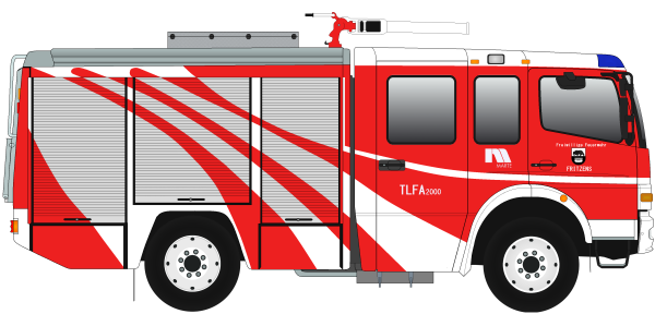 Пожарный автомобиль вектор