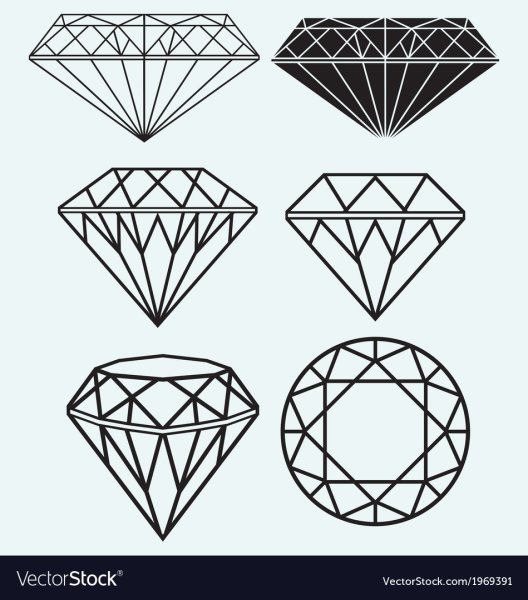 Стилизованный бриллиант