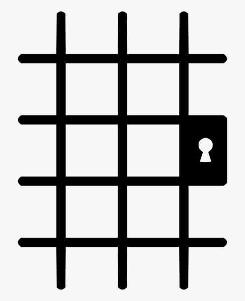 Значок тюремной решетки