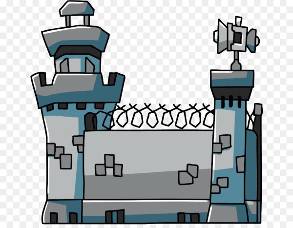 Тюрьма мультяшная здание