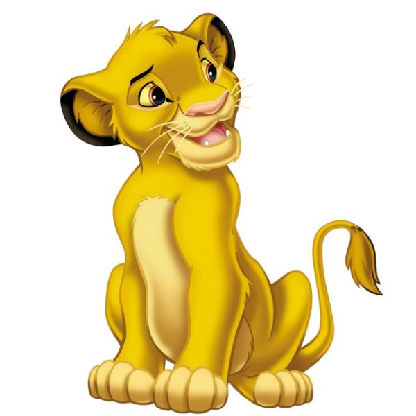 Король Лев Симба с короной