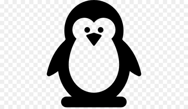 Пингвин контур