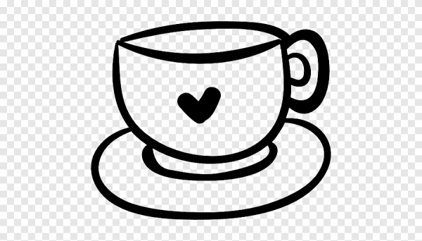 Кружка чая контур