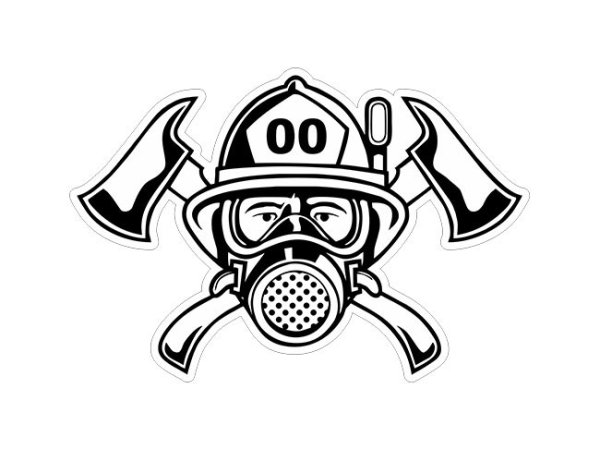 Пожарные наклейки