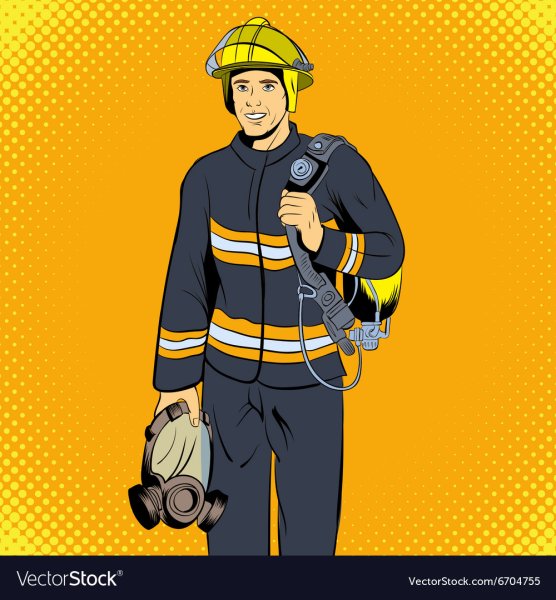 Спасатель МЧС вектор