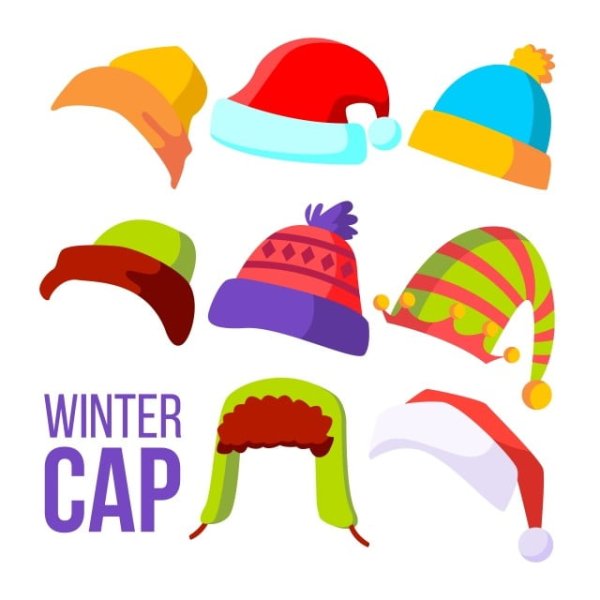 Осенняя шапка вектор