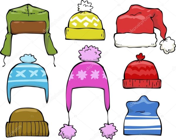 Зимняя шапочка мультяшная