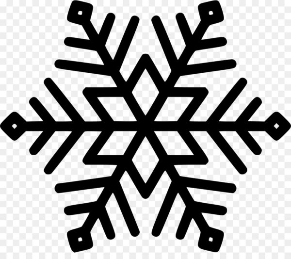 Снежинка силуэт