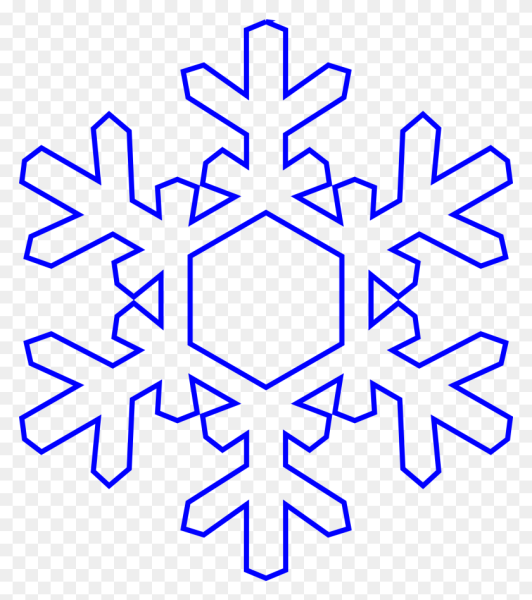 Снежинка силуэт