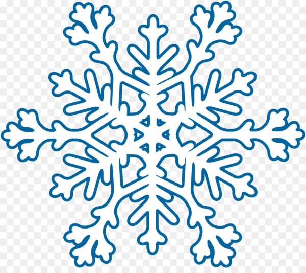 Белые снежинки