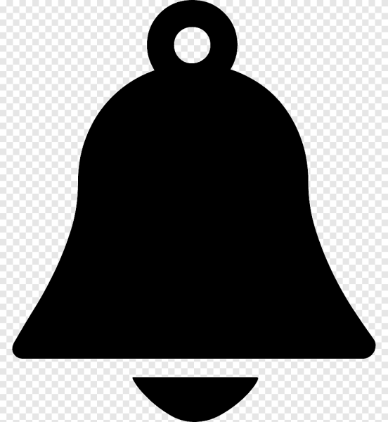 Колокольчик черно белый