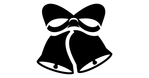 Колокольчик черно белый