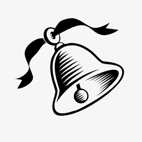 Значок звонка колокольчик