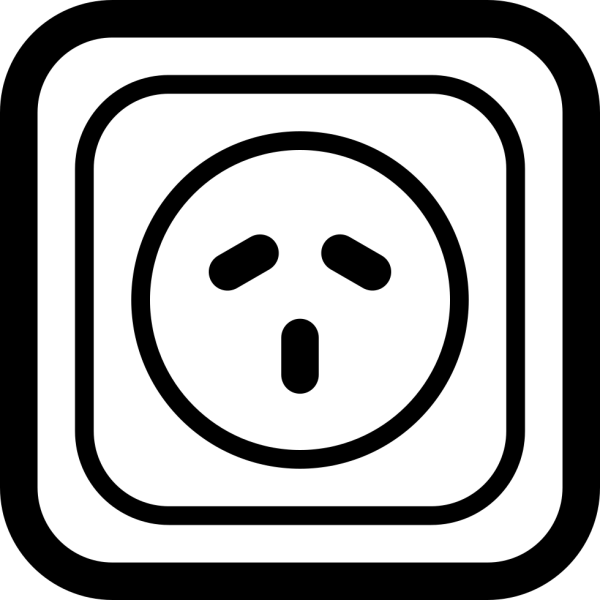 Пиктограмма розетка