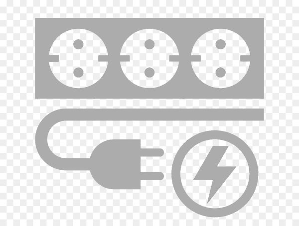 Розетка с кабелем icon