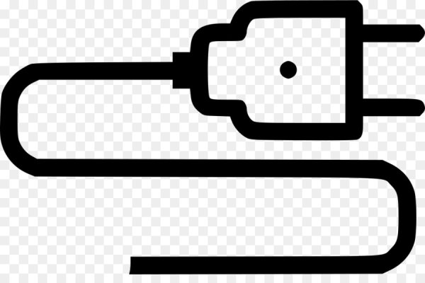 Вилка электрическая вектор