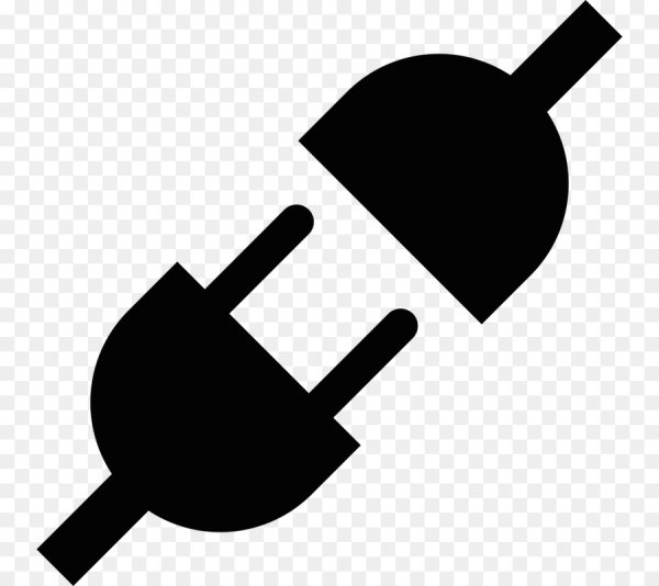 Вилка электрическая символ