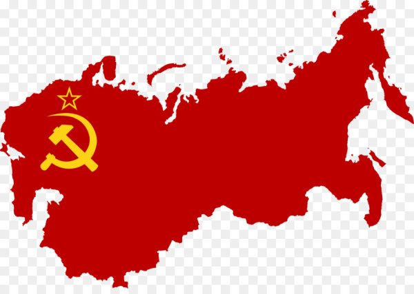 Карта СССР С флагами