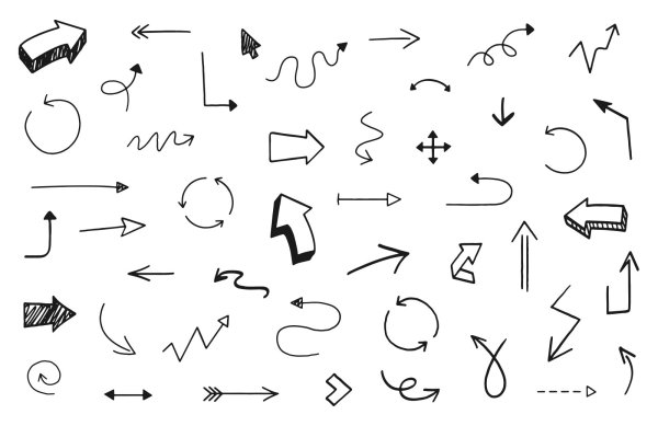 Стрелочка от руки