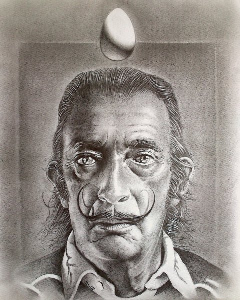 Слон дали эскиз