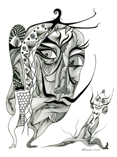 Портреты одной непрерывной линией