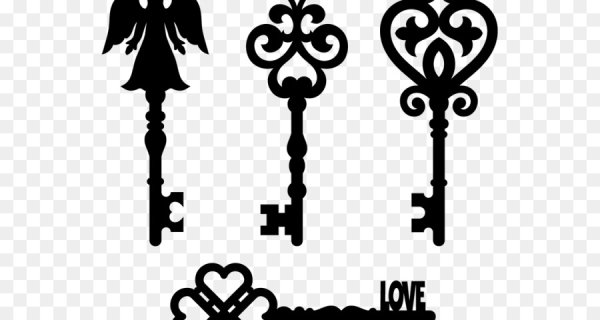 Старинный ключ вектор