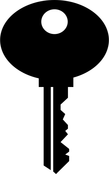 Ключ силуэт