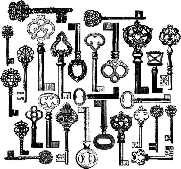 Старинный ключ