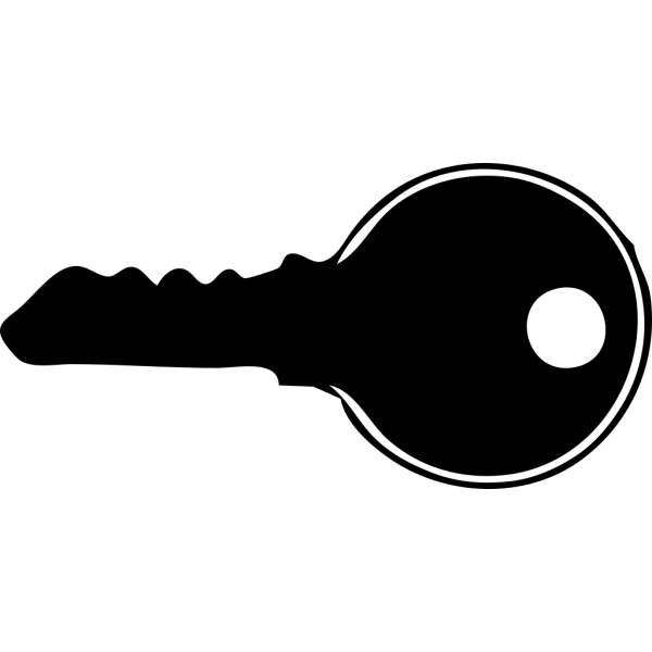 Ключ силуэт