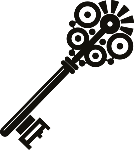 Красивый ключ вектор