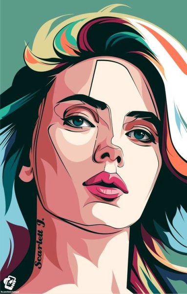 Векторные портреты знаменитостей