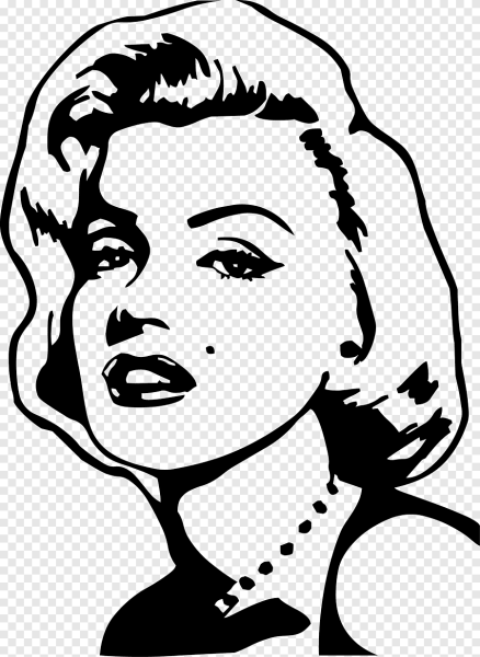 Портрет в черно белом стиле