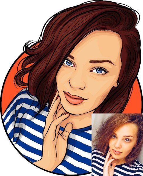 Контурный портрет