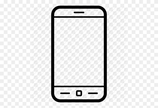 Белый смартфон вектор