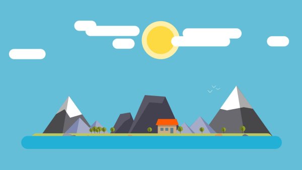 Флэт стиль в иллюстрации