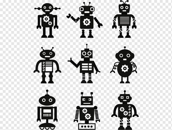 Робот в векторной графике