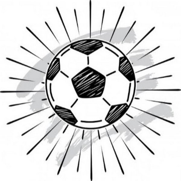 Футбольный мяч вектор