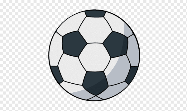 Футбольный мяч мультяшный