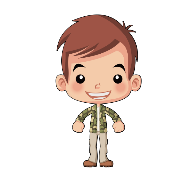 Мальчик мультяшка