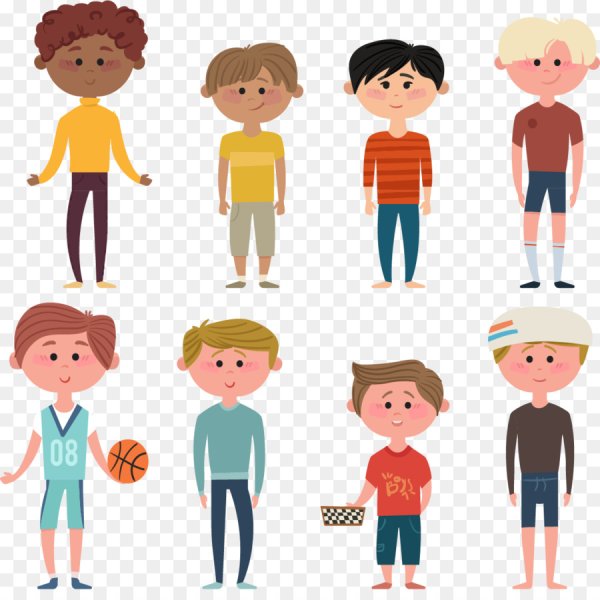 Мальчик вектор