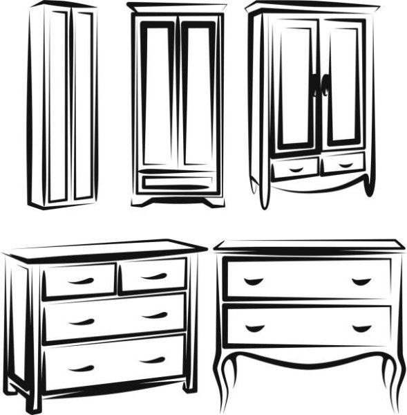 Шкаф Векторная Графика