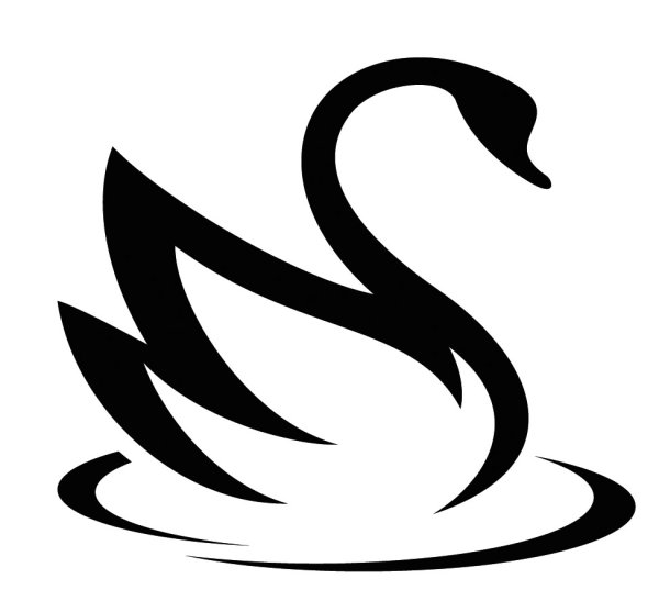 Лебедь векторный