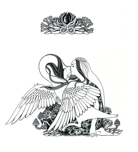 Лебедь стилизация