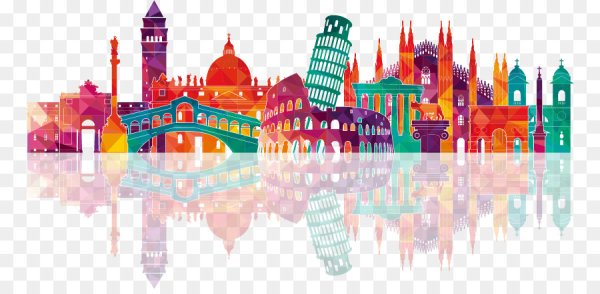 Силуэты европейских городов