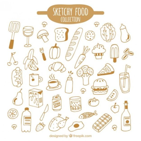 Векторные изображения еды